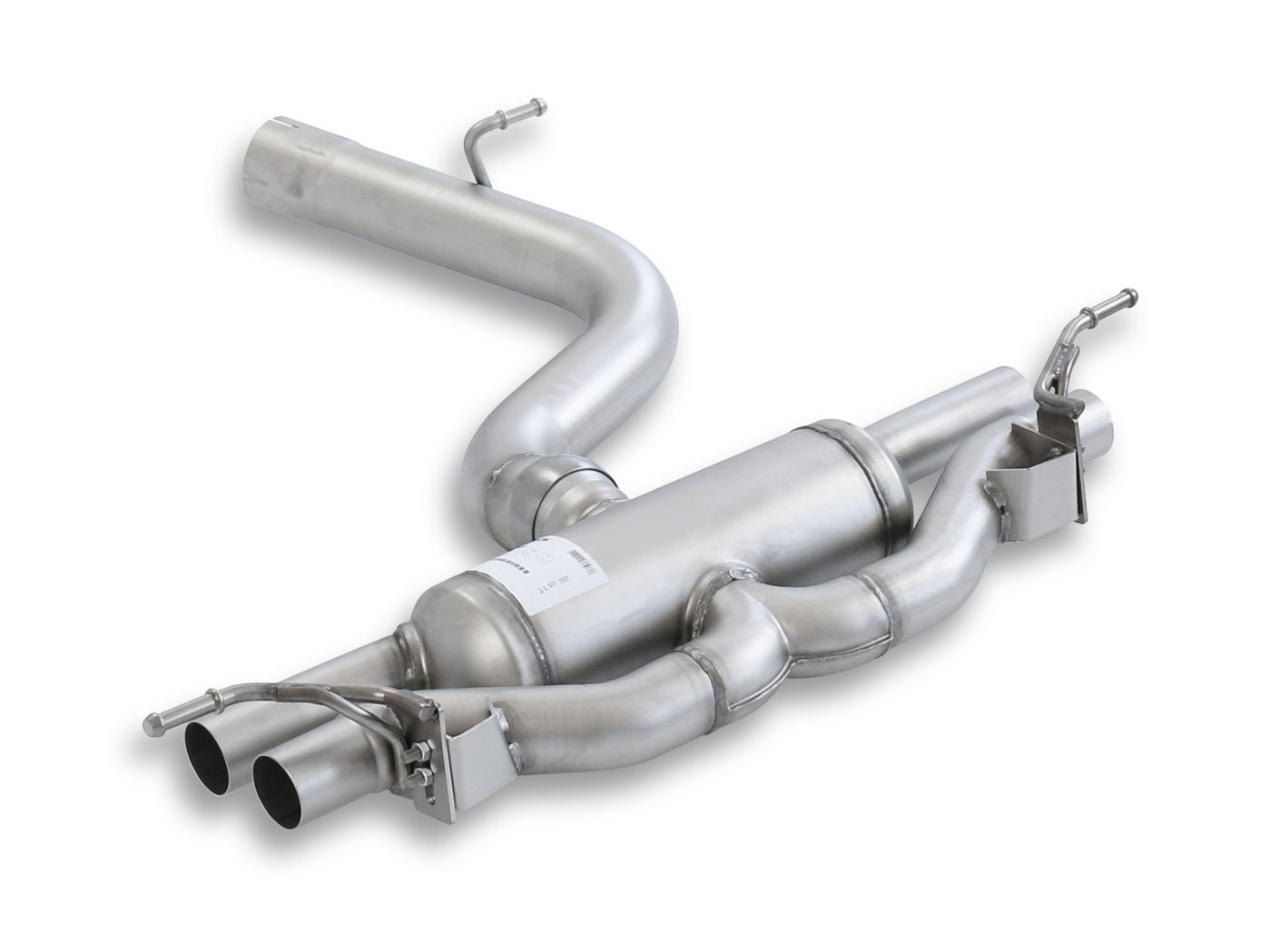 GPF Back Exhaust for Audi S3 Sportback Facelift GY (MY 2024-) Rear Silencer | 4x GT Black Tips