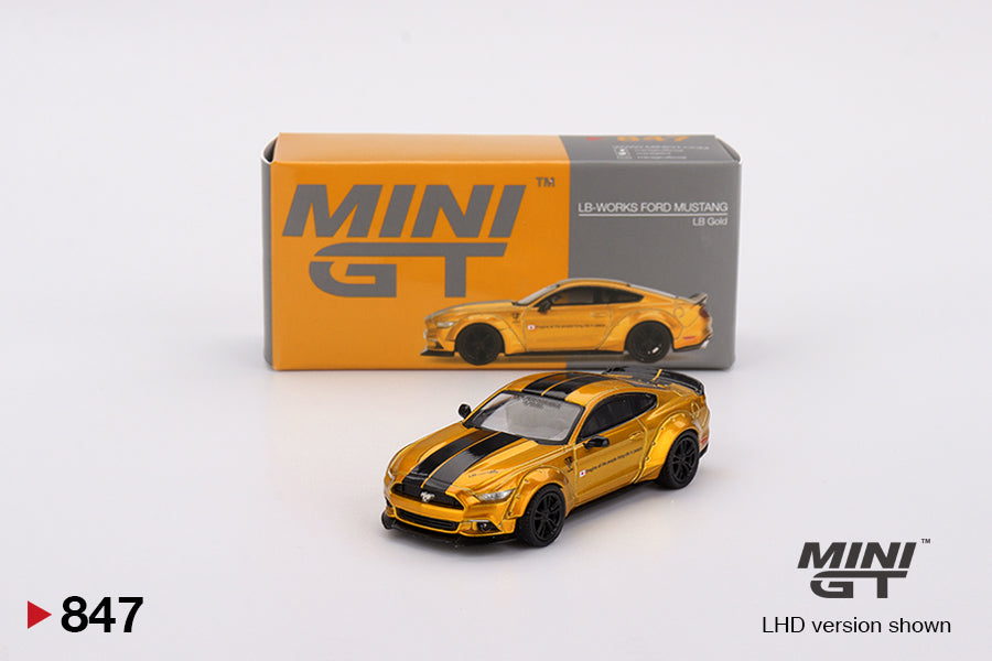 Mini GT - 1/64 LB-WORKS FORD MUSTANG LB Gold