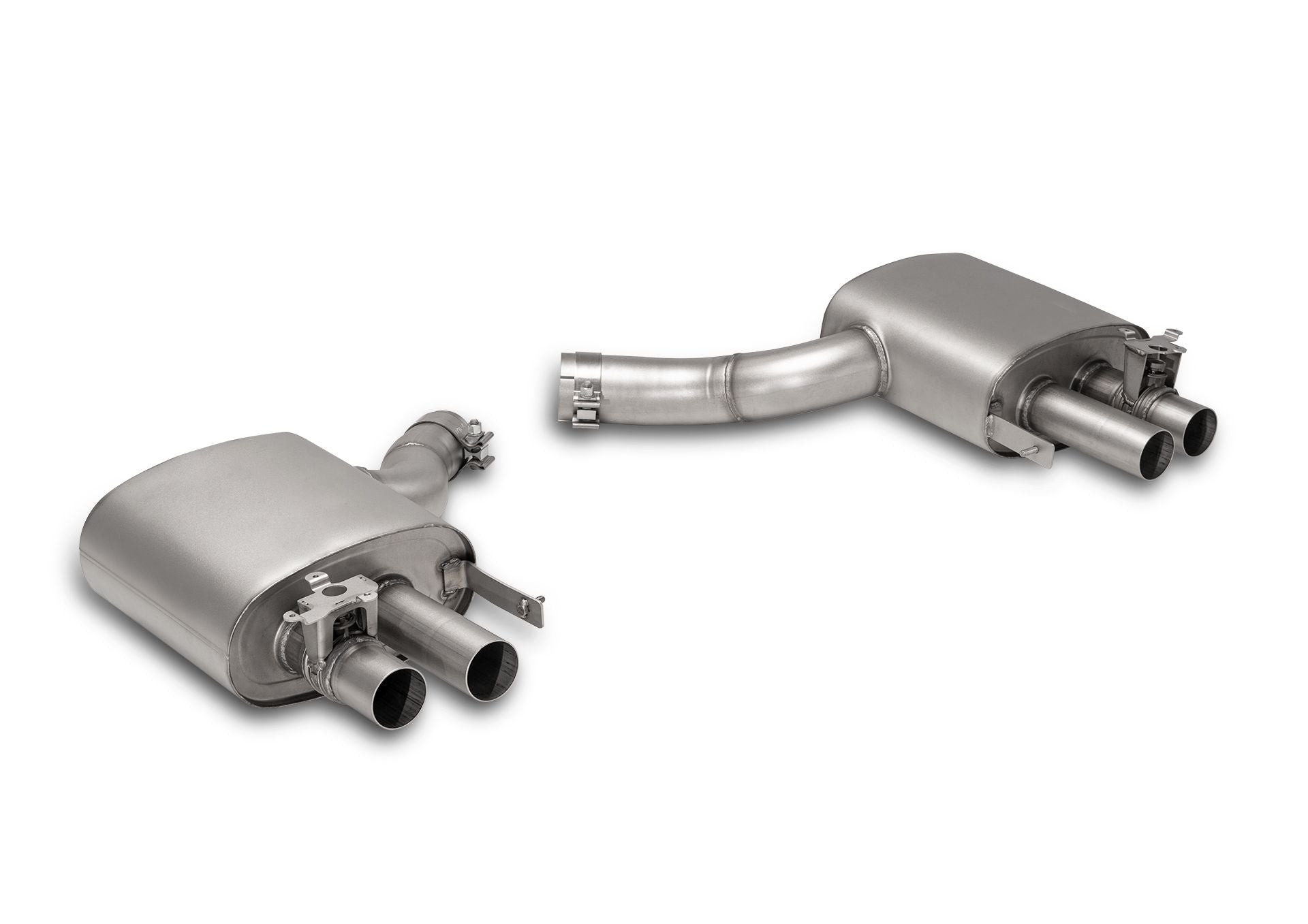 Sport Exhaust for Audi RS4 Avant Quattro / RS5 Quattro Coupe Non-Resonated | 4x 84mm Full Carbon Tips