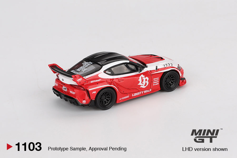 Mini GT - 1/64 Toyota GR Supra LB-WORKS RED/WHITE 2025