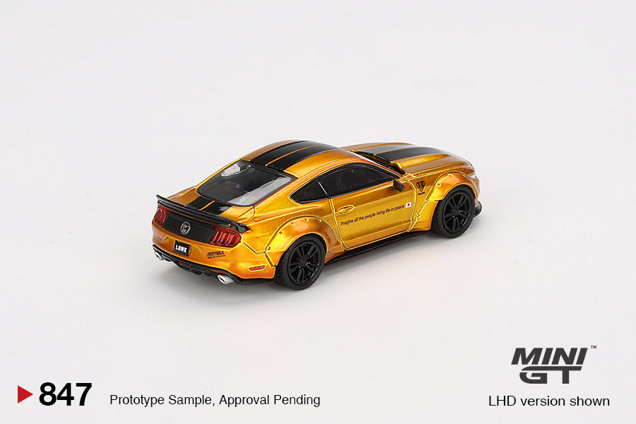 Mini GT - 1/64 LB-WORKS FORD MUSTANG LB Gold