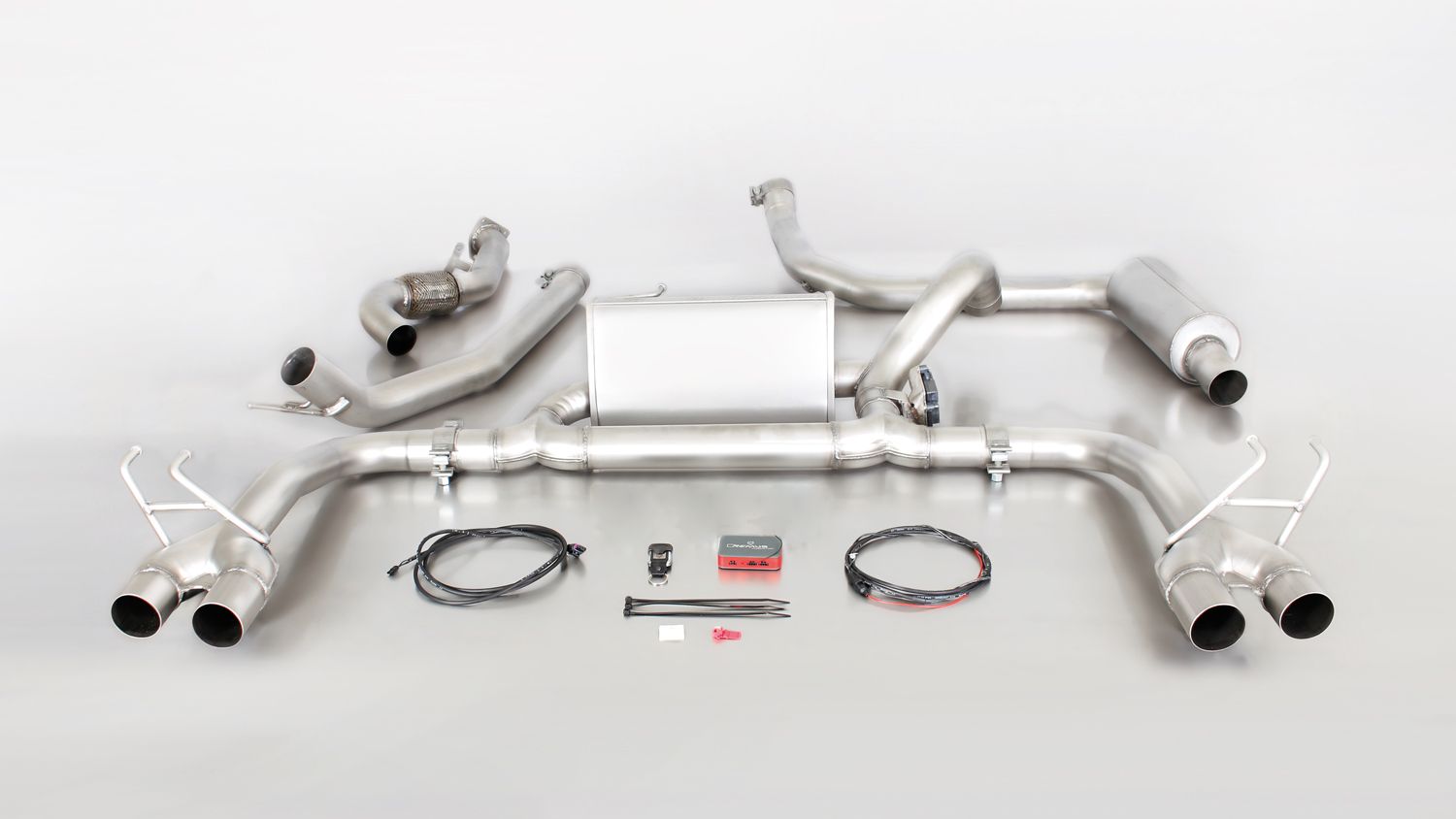 Cat-back-system LHD for HONDA Civic Type-R FK2 4x GT Black Tips | Sound Controller