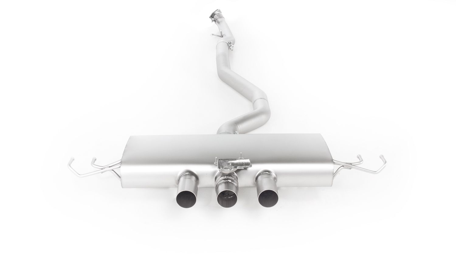 Sport Exhaust for Honda Civic Type-R (FK8) Racing | 3x 100mm Titanium Black Tips | Sound Controller (#1)