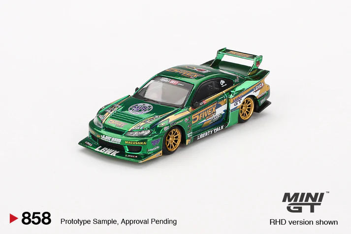 MINI GT - 1/64  Nissan Silvia S15 FAUSTO Racing
