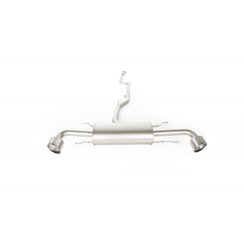 Sport Exhaust Bundle for Alfa Romeo Stelvio Q4 AWD 2x 84mm Chrome R-Logo Tips