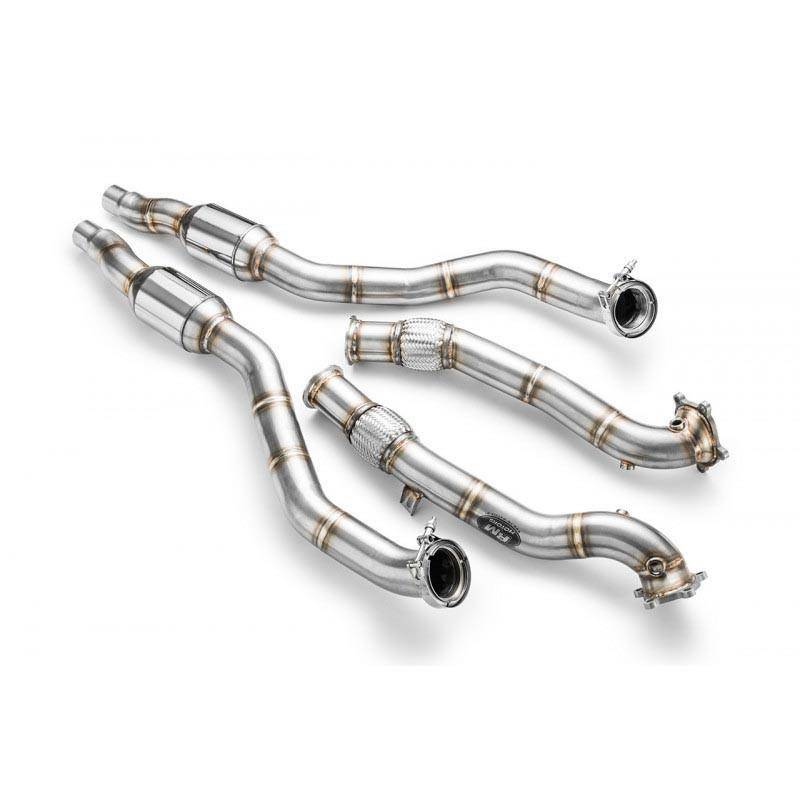 Audi S6 S7 RS6 RS7 4.0 TFSI 12-17 Cat Euro 3 + Downpipe 76mm
