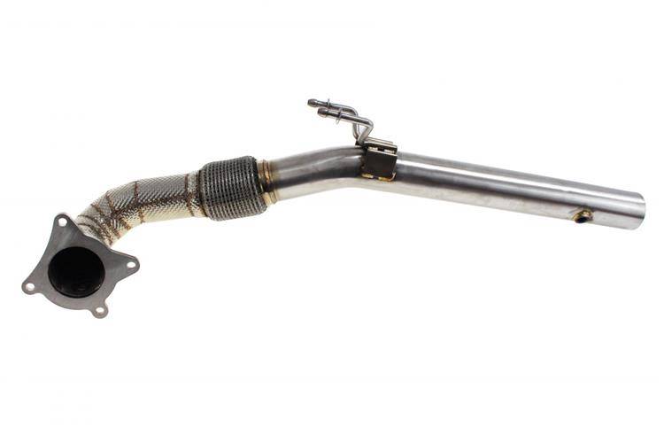 Audi A3 S3 TTS VW Performance Downpipe+Heat Shield 70mm