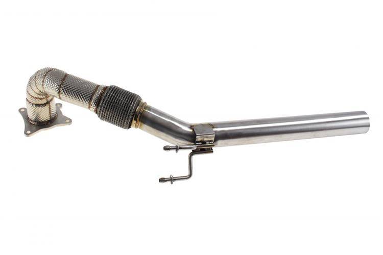 Audi A3 S3 TTS VW Performance Downpipe+Heat Shield 70mm
