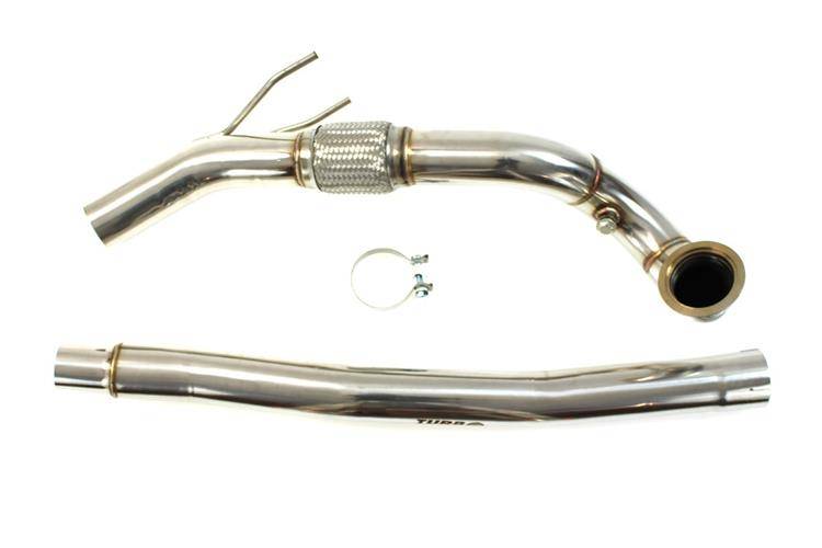 VW Golf 7 R Audi A3 2.0TSI 12-20 Downpipe Decat 76mm