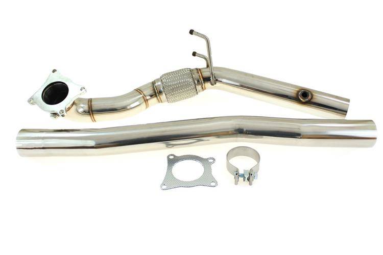 VW 6R Audi A3 S3 TTS 75-81 3" Downpipe Decat 76mm