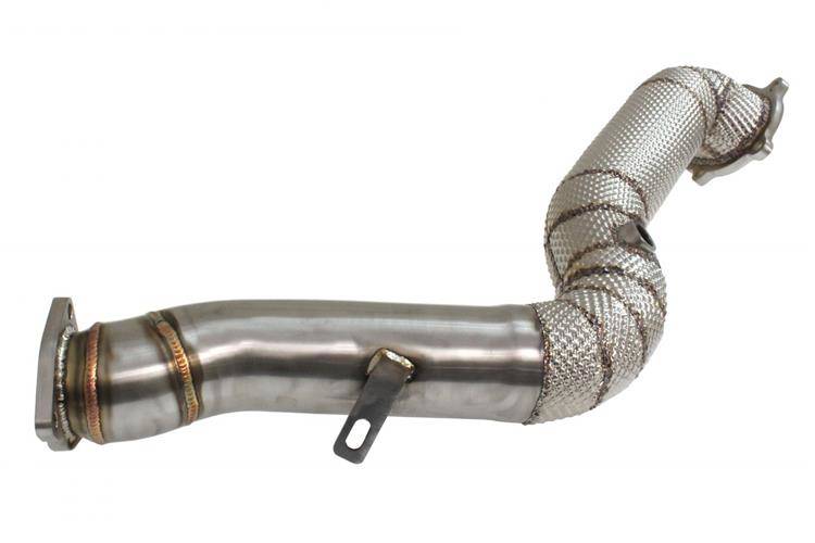 Audi RS6 C7 S6 4.0 TFSI V8 02+ Downpipe+Heat Shield 63mm V1