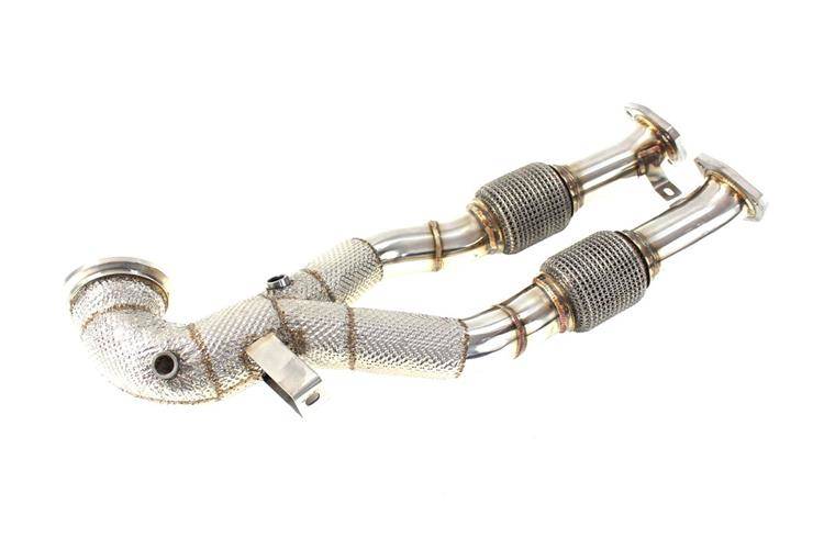 Audi TTRS RS3 8V 2.5TFSI 12-20 Downpipe+Heat Shield 60mm