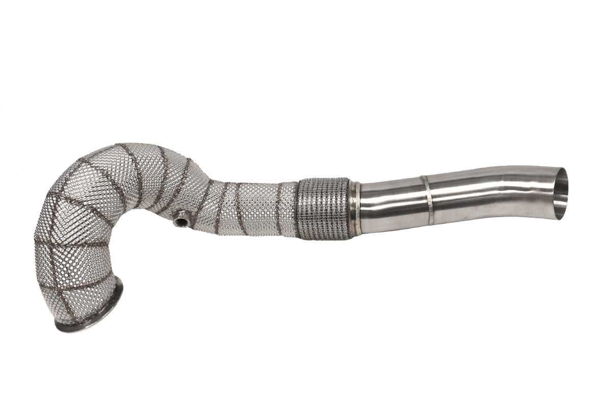 Audi S3 VW Golf VII R 2.0T 12-20 Downpipe+Heat Shield 76mm