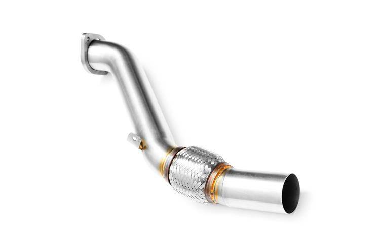 BMW E60 E61 525D 530D M57N 03-10 Euro 3 Downpipe 63.5mm