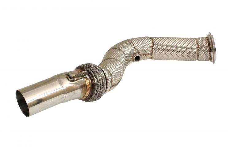 BMW F82 F83 M4 S55 13-17 Downpipe+Heat Shield 105mm V2