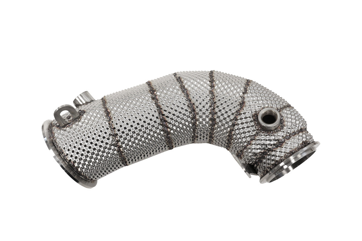 BMW F90 M5 17+ Performance Downpipe+Heat Shield 76mm