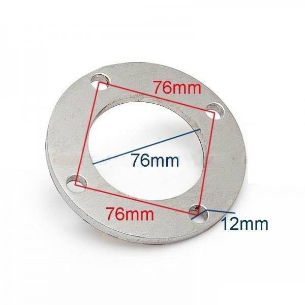 FLange 3 T4 Stainless Steel Performance Downpipe 76mm
