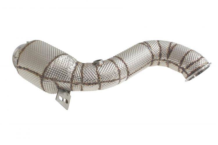 Mercedes GT63 GT63S AMG 19-21 Downpipe+Heat Shield 77mm