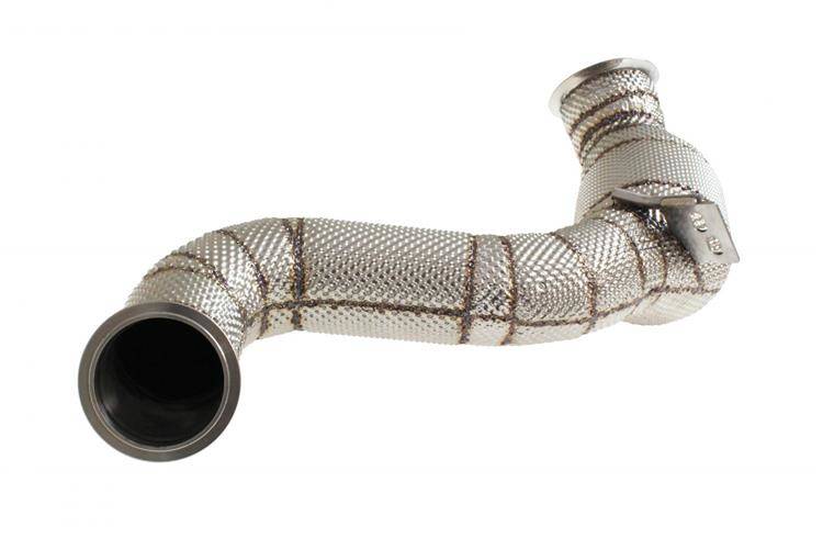 Mercedes GT63 GT63S AMG 19-21 Downpipe+Heat Shield 77mm