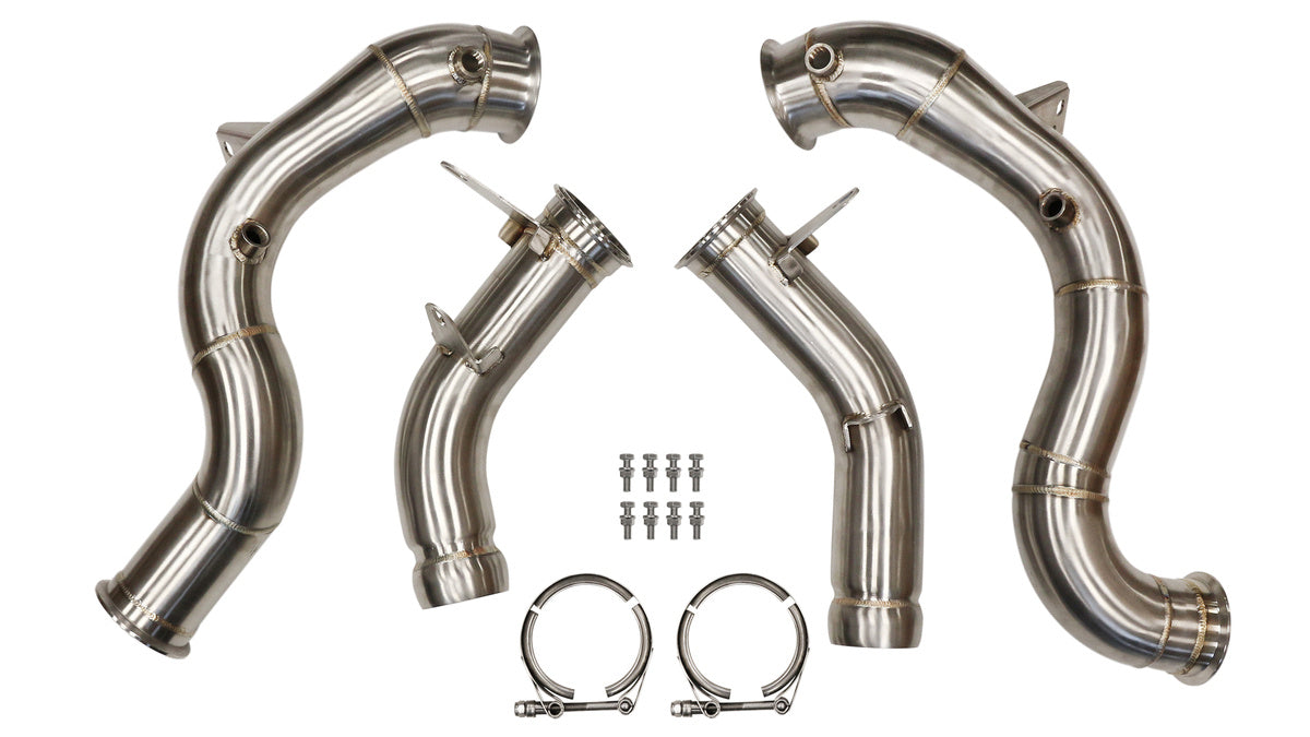 Mercedes W213 M178 E63 AMG 17-23 Performance Downpipe 76mm