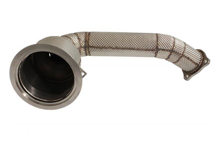 Porsche Panamera 971 13-18 3.0T Downpipe+Heat Shield 75mm