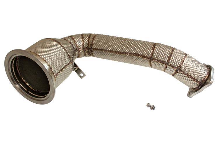 Porsche Panamera 971 13-18 3.0T Downpipe+Heat Shield 76mm