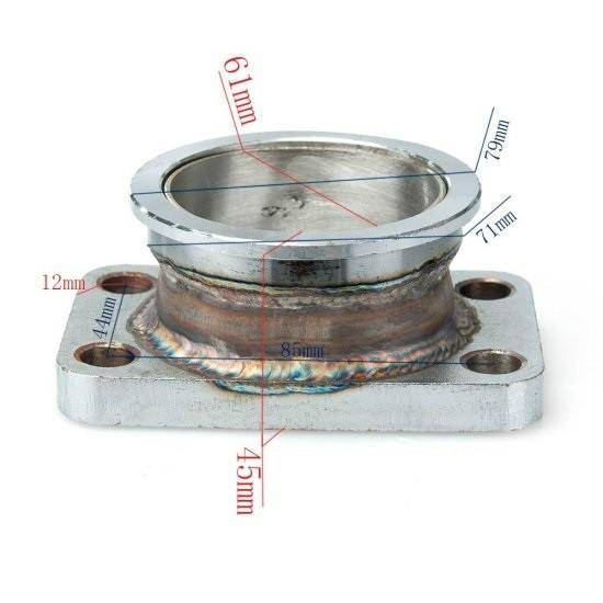 Uni T3 2.5 V-Band SS Stainless Steel Performance Downpipe