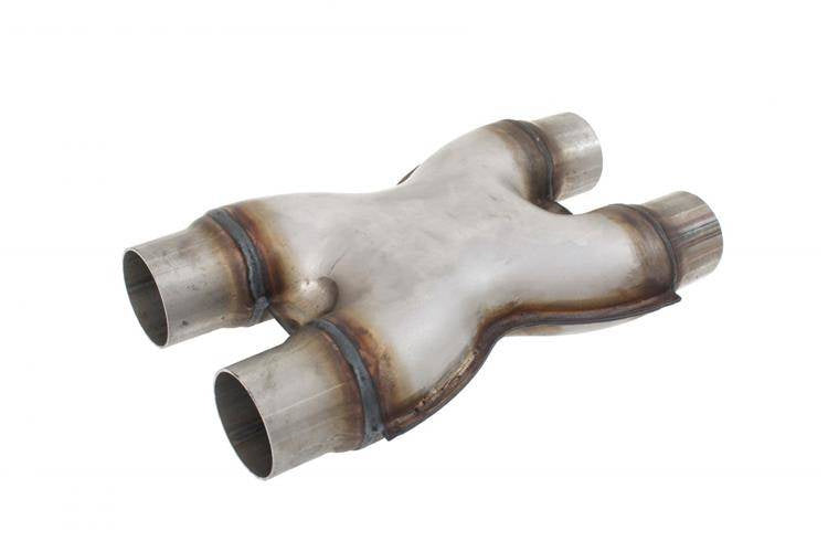 Universal Stainless Steel X-Pipe 2.75 70mm