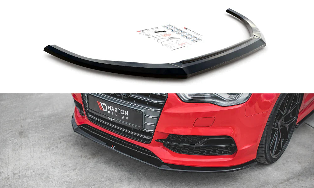 Front Splitter V.1 Audi S3 / A3 S-Line 8V Sedan / Cabrio-CL