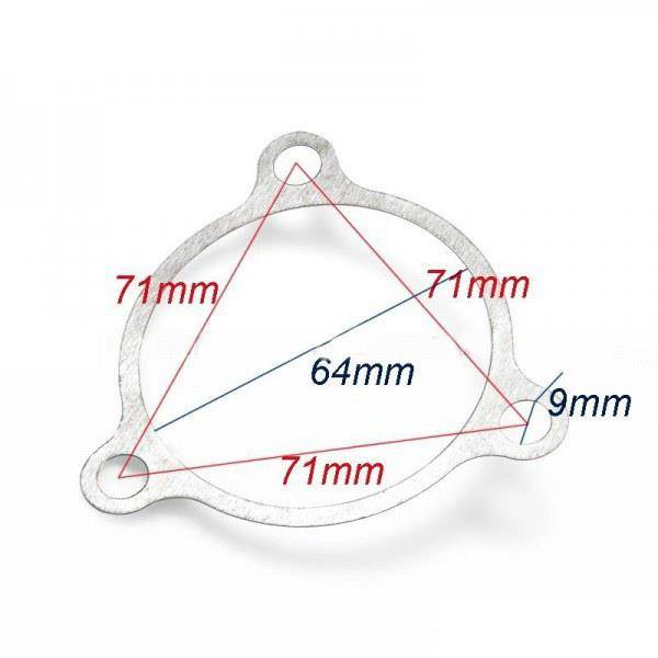 Uni T3 2.5 3 Bolt SIX Performance Downpipe Gasket