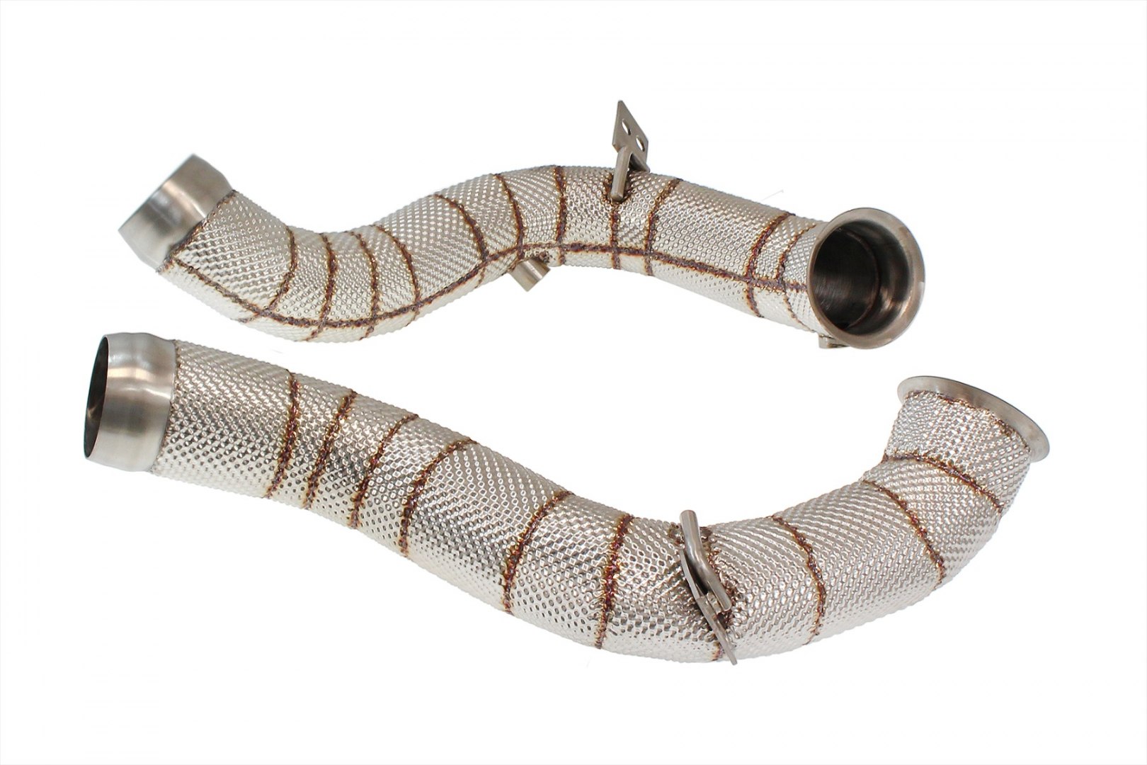 Mercedes AMG GT GTS S 15-17 Downpipe Decat+Heat Shield 70mm