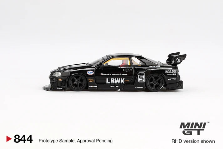 MINI GT - 1/64  Nissan ER34 BLACK