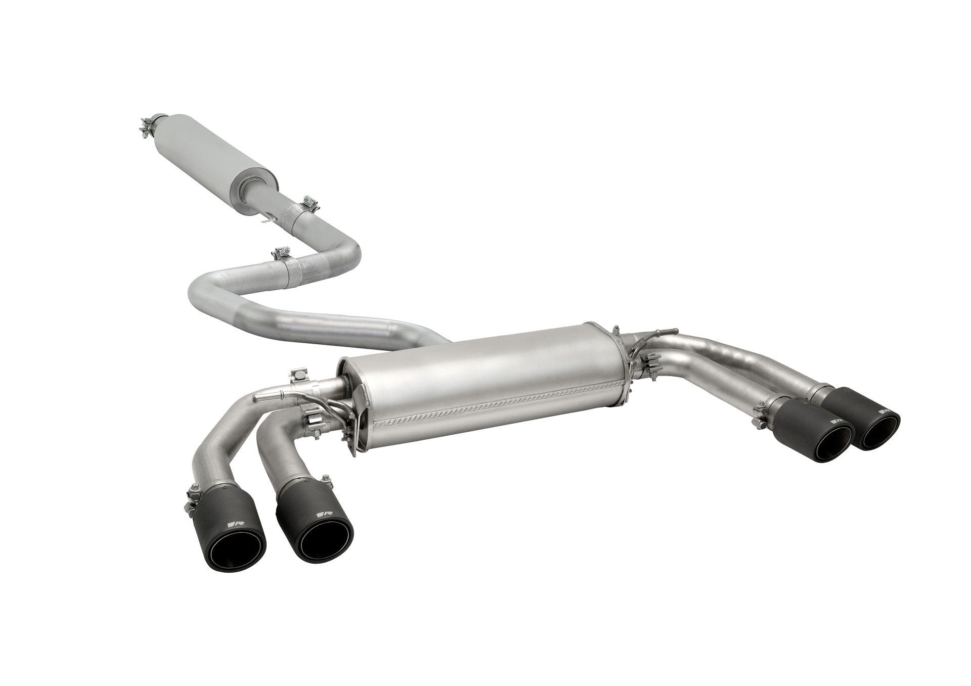 GPF-Back Exhaust System for CUPRA Formentor KM VZ 245 Resonated | 4x GT Black Tips