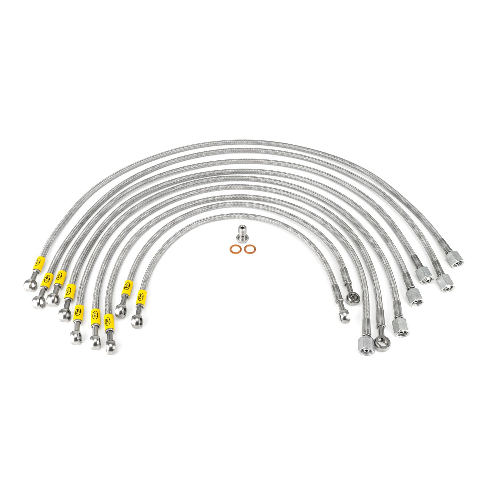 Ford-Sierra-XR4,-XR4X4-83+-Braided-Injector-Lines-(9x)