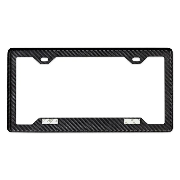 Carbon Fiber License Plate Frame, Gloss Carbon Fiber