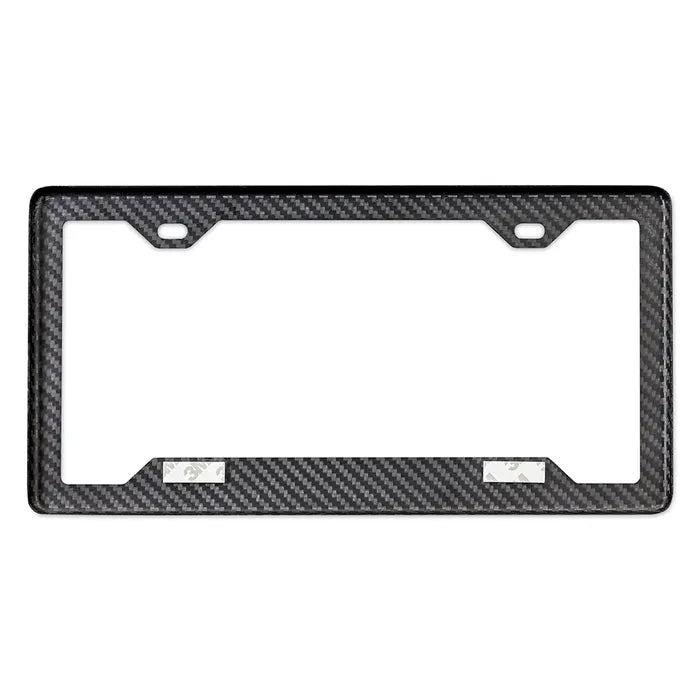Carbon Fiber License Plate Frame, Matte Carbon Fiber