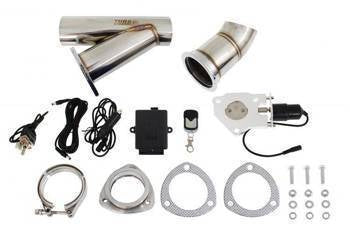 Universal Adjustable Exhaust Cutout/Valve 2 V-Band Remote