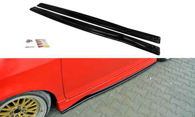 Side Skirts Diffusers Honda Jazz MK1 - Gloss Black