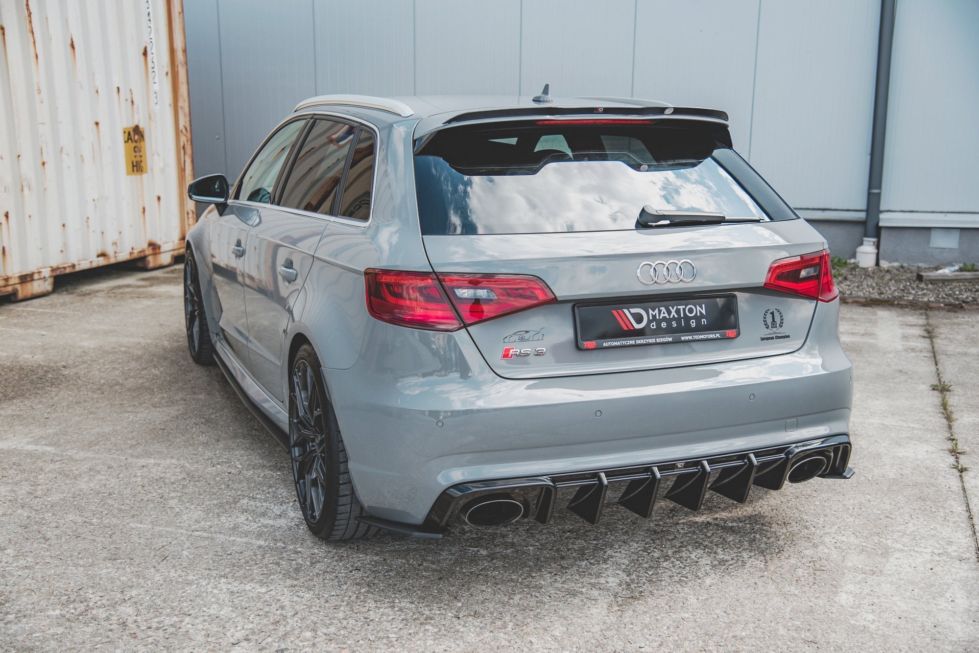Rear-Valance-Audi-RS3-8V-Sportback---Gloss-Black