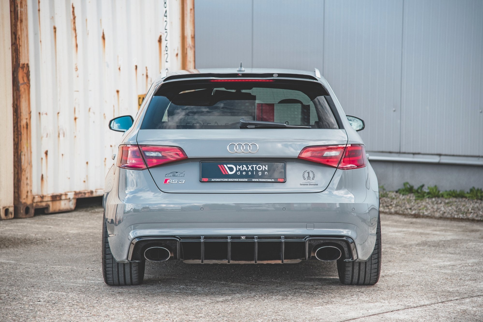 Rear-Valance-Audi-RS3-8V-Sportback---Gloss-Black