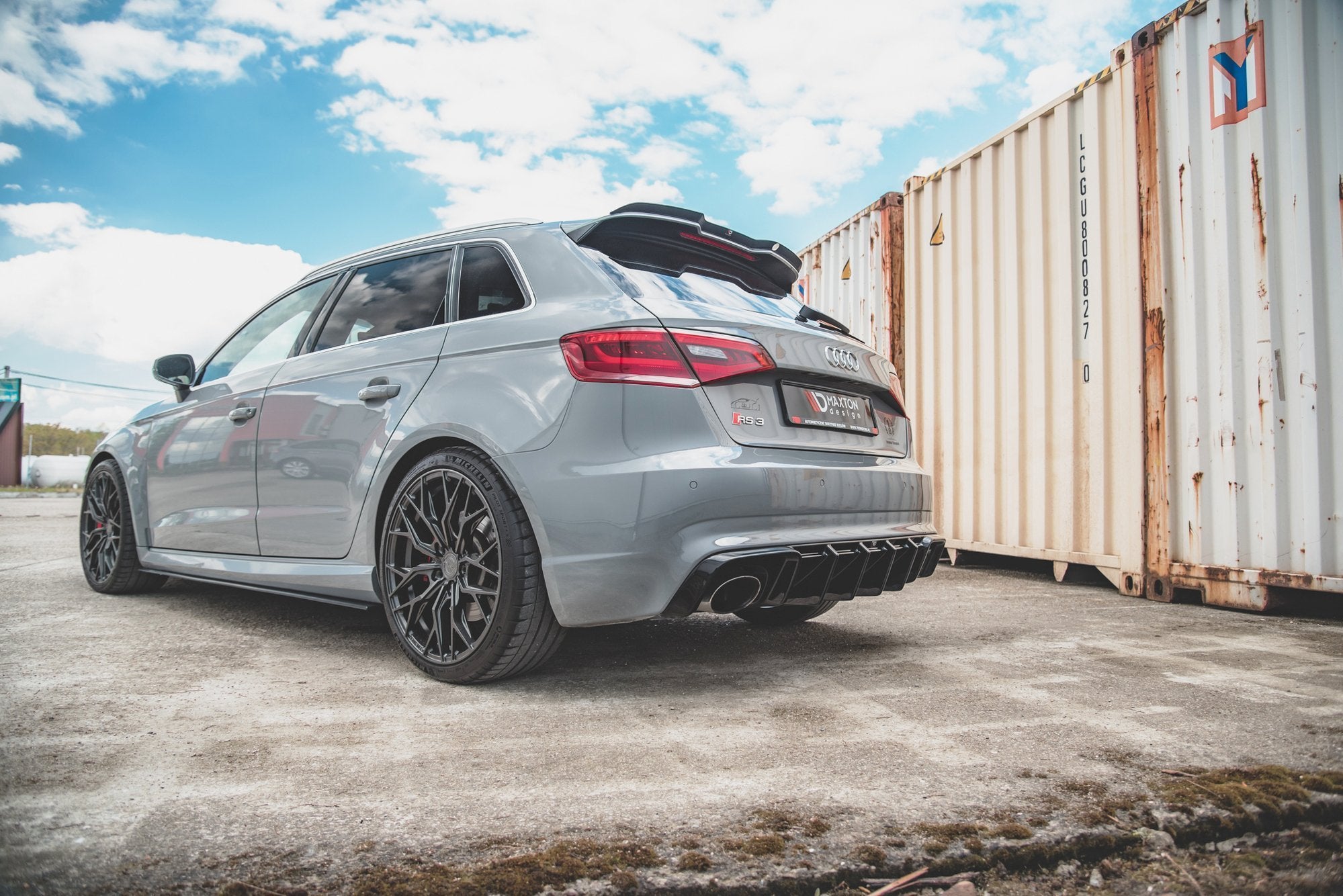 Rear-Valance-Audi-RS3-8V-Sportback---Gloss-Black