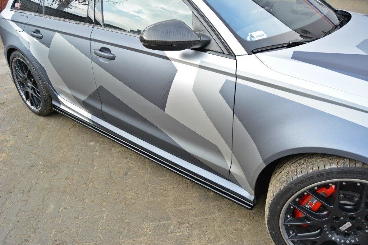 Side-Skirts-Diffusers-Audi-RS6-C7-/-C7-FL---Gloss-Black