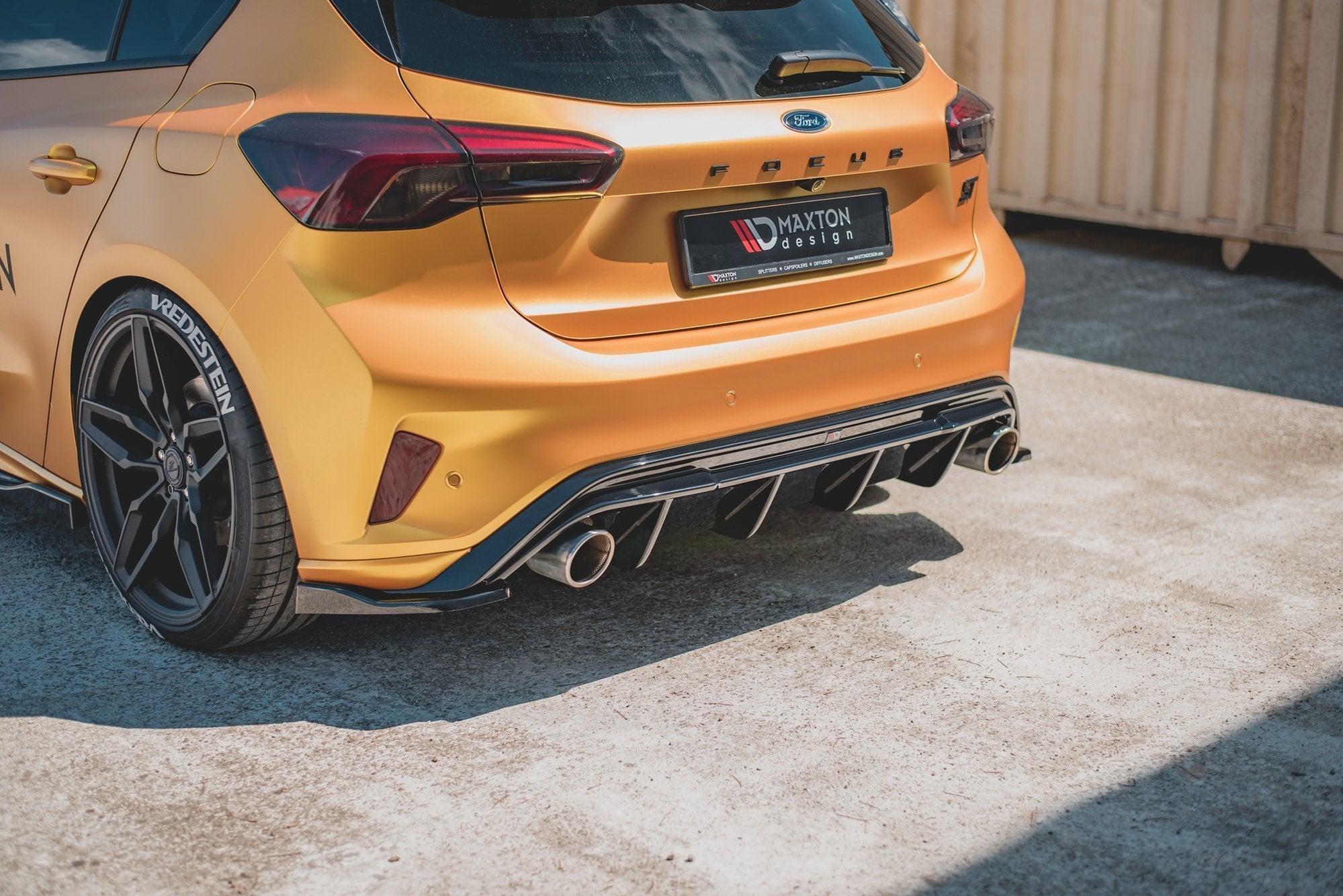 Rear-Side-Splitters-V.3-Ford-Focus-ST-MK4---Gloss-Black