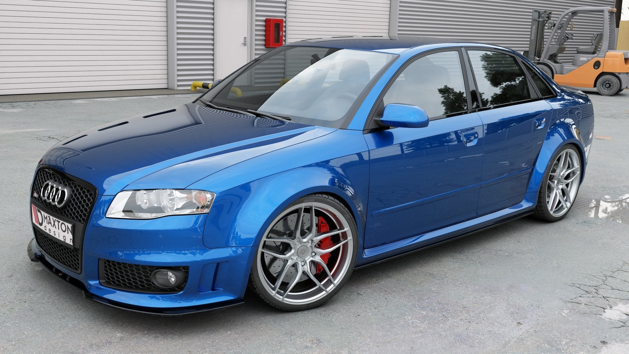 Front-Splitter-V.2-Audi-RS4-B7---Gloss-Black
