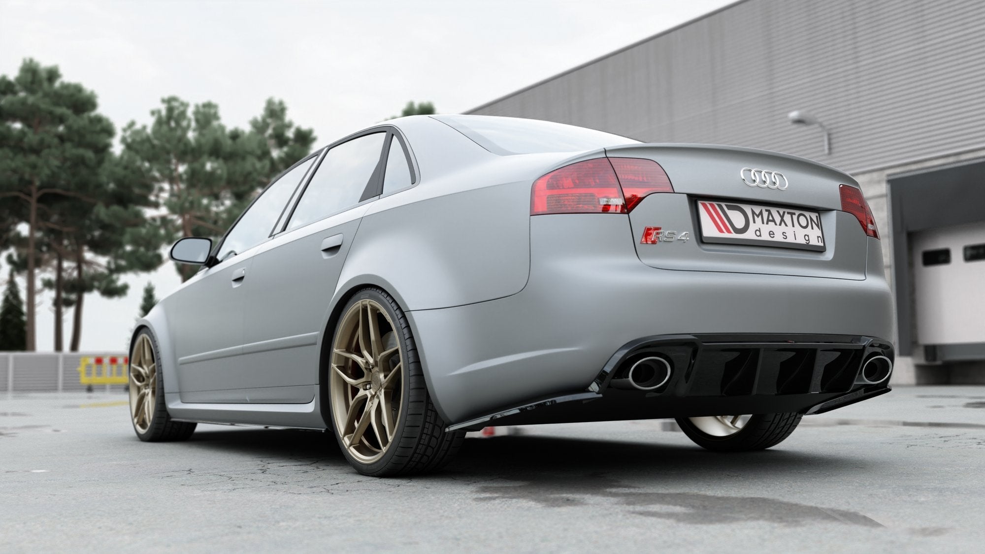 Rear-Side-Splitters-V.2-Audi-RS4-Sedan-B7---Gloss-Black