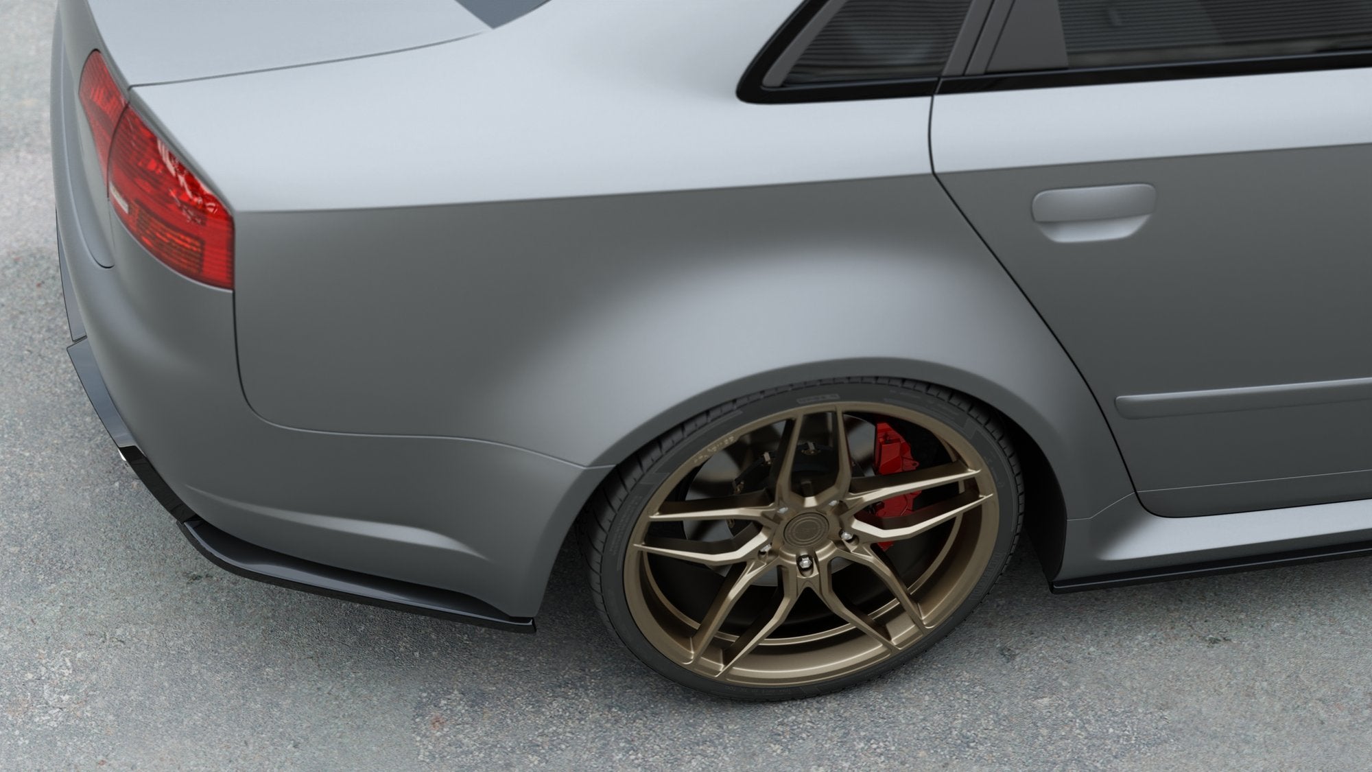 Rear-Side-Splitters-V.2-Audi-RS4-Sedan-B7---Gloss-Black