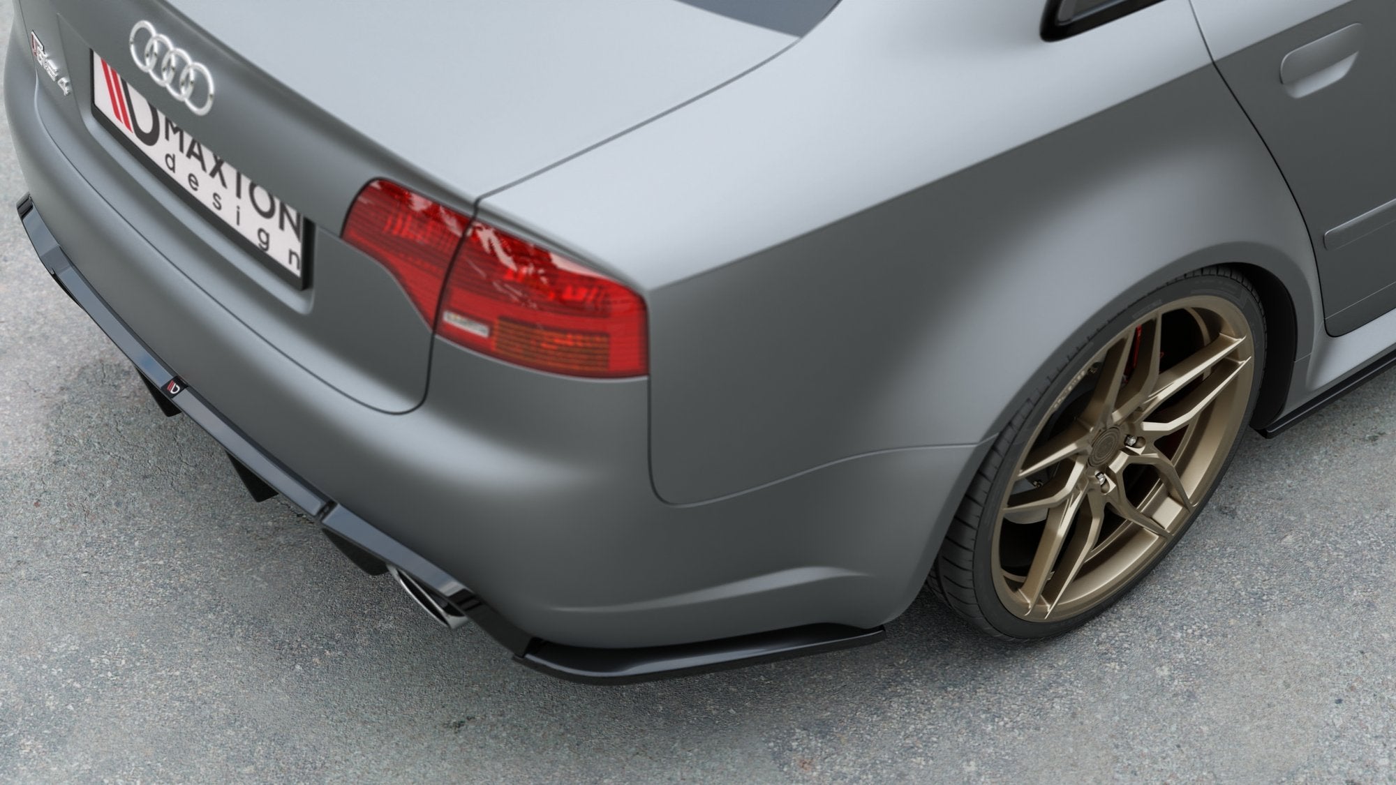 Rear-Side-Splitters-V.2-Audi-RS4-Sedan-B7---Gloss-Black