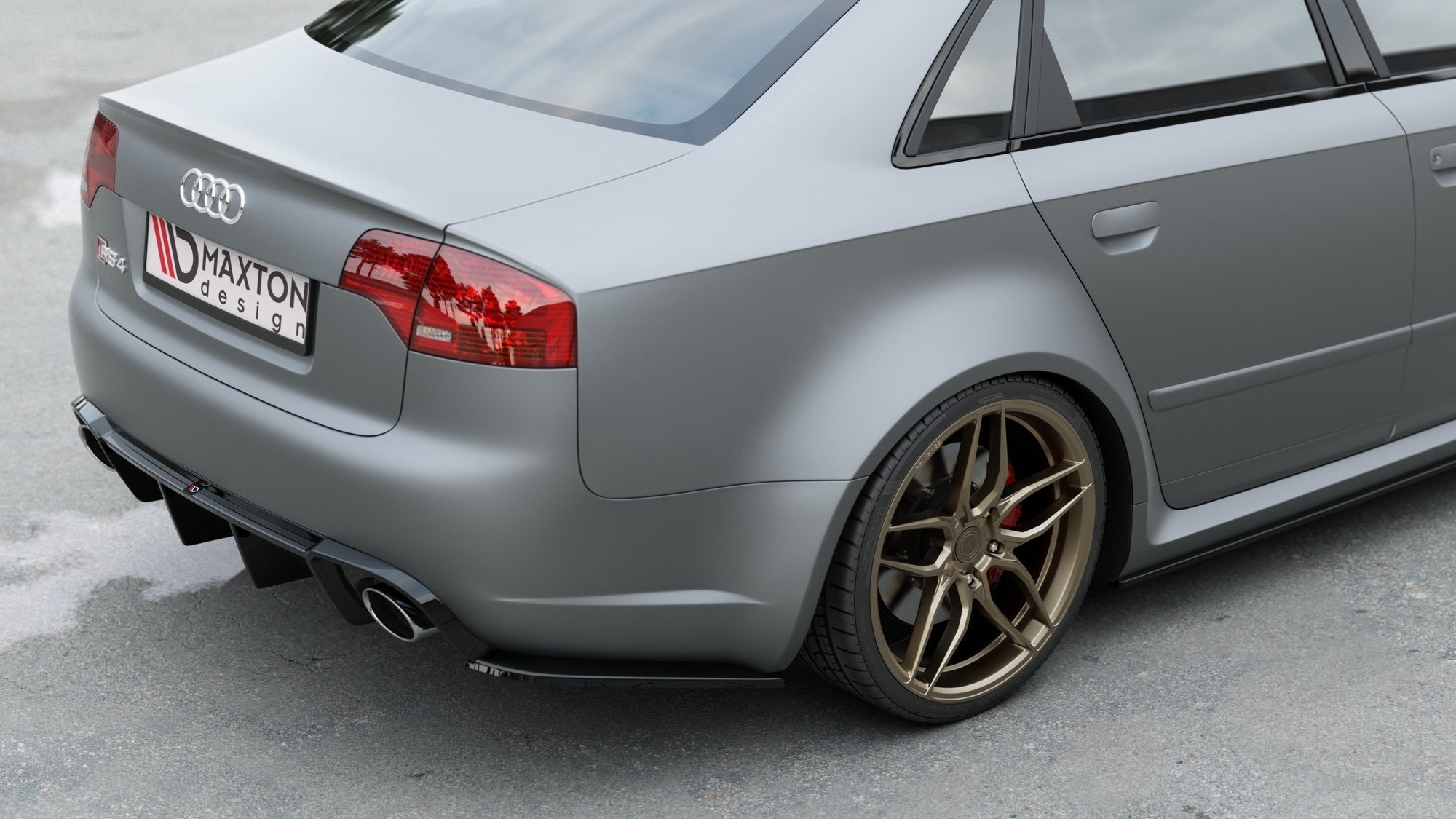 Rear-Side-Splitters-V.2-Audi-RS4-Sedan-B7---Gloss-Black