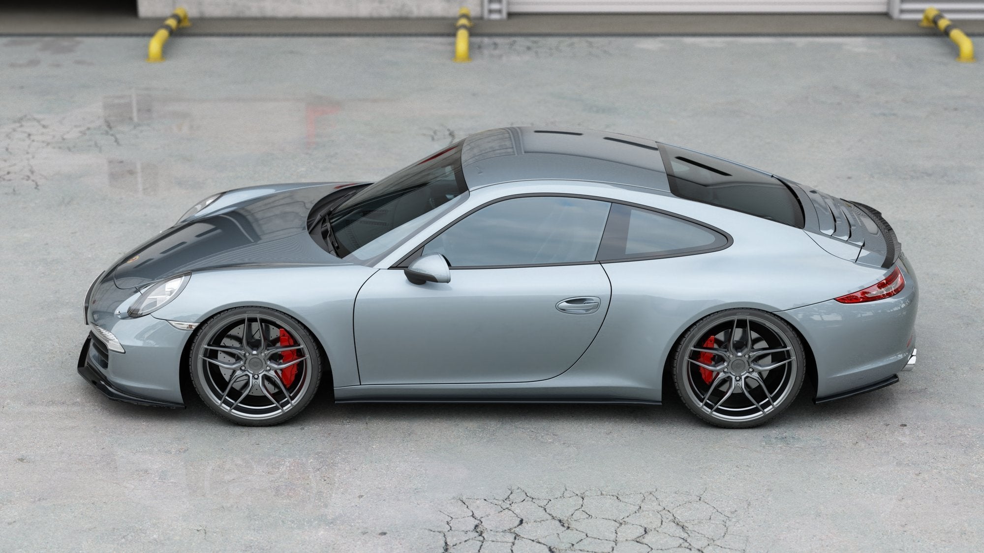 Side-Skirts-Diffusers-Porsche-911-Carrera-991---Gloss-Black