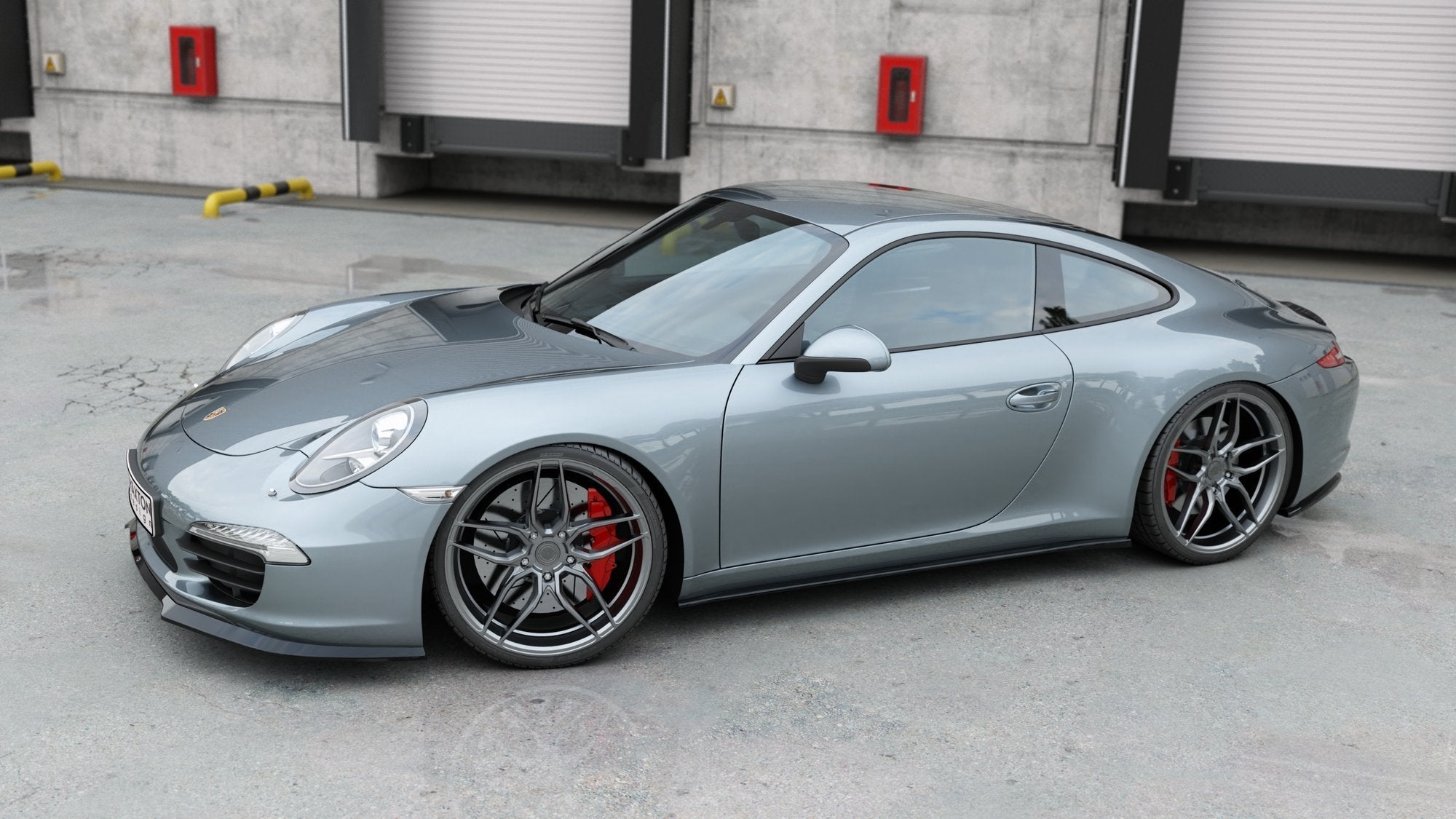 Side-Skirts-Diffusers-Porsche-911-Carrera-991---Gloss-Black